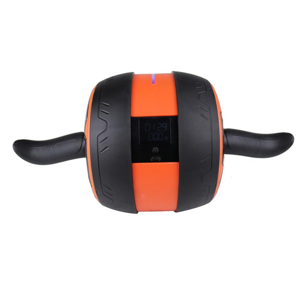 Digital Ab Roller Wheel Set - Max Core Strength, Ultra-Wide, Rubber Handles