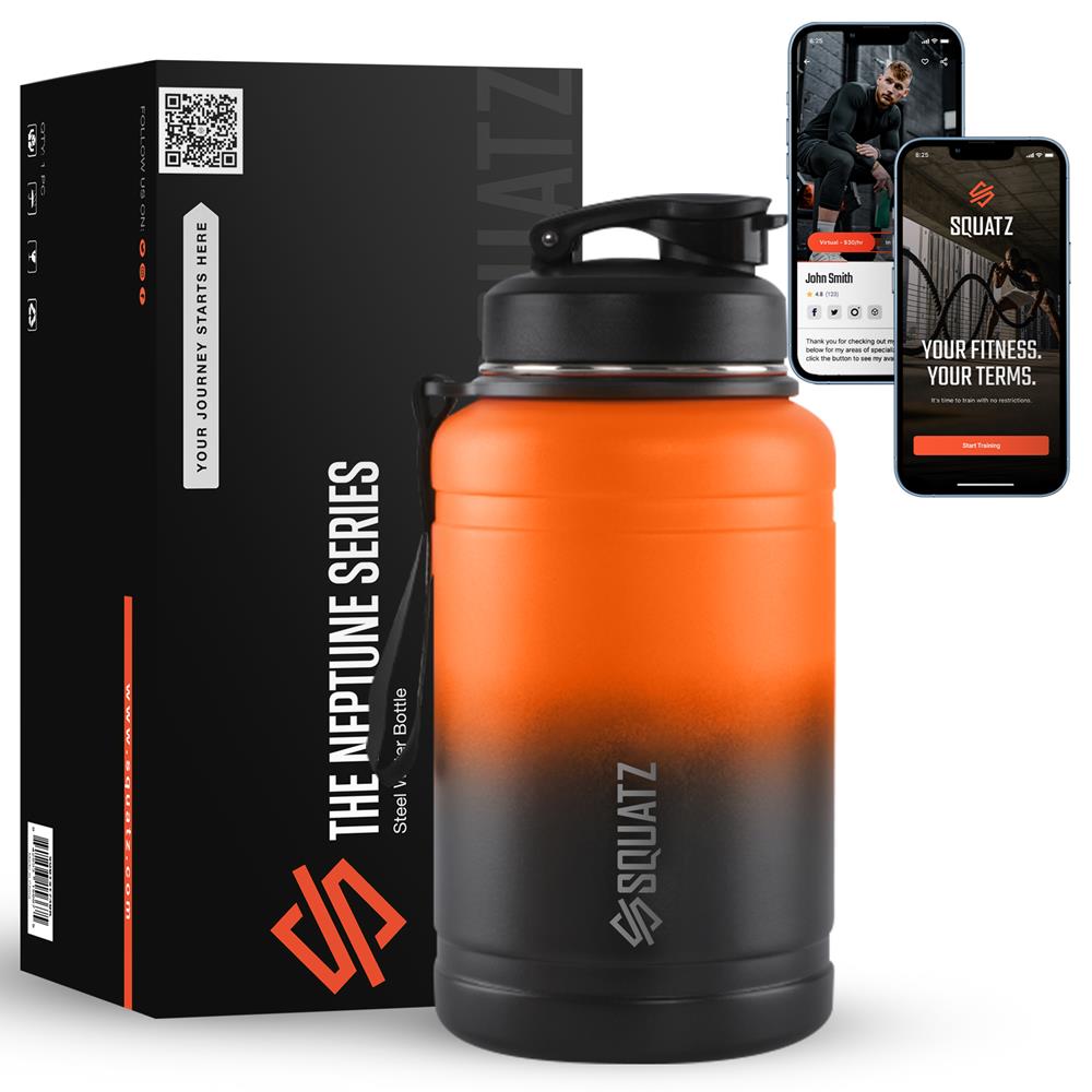 74 Oz Stainless Steel Gallon Water Bottl