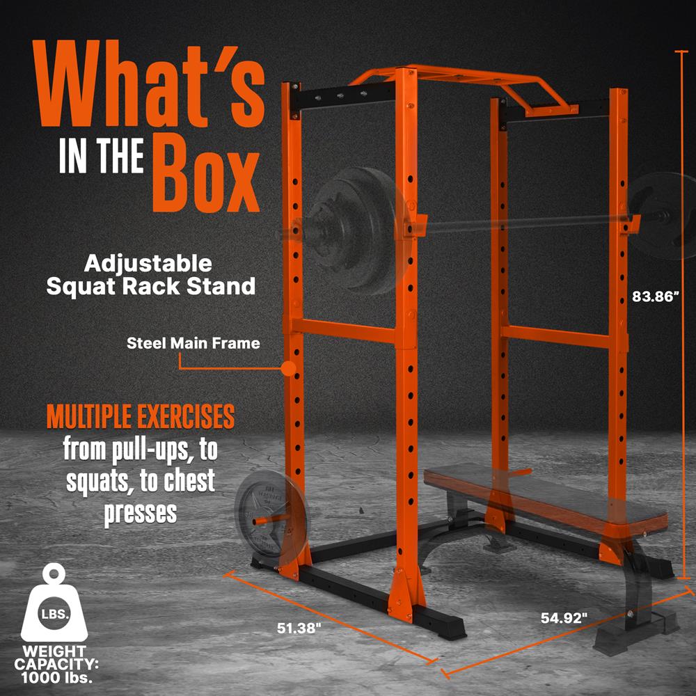 Adjustable Squat Rack Stand