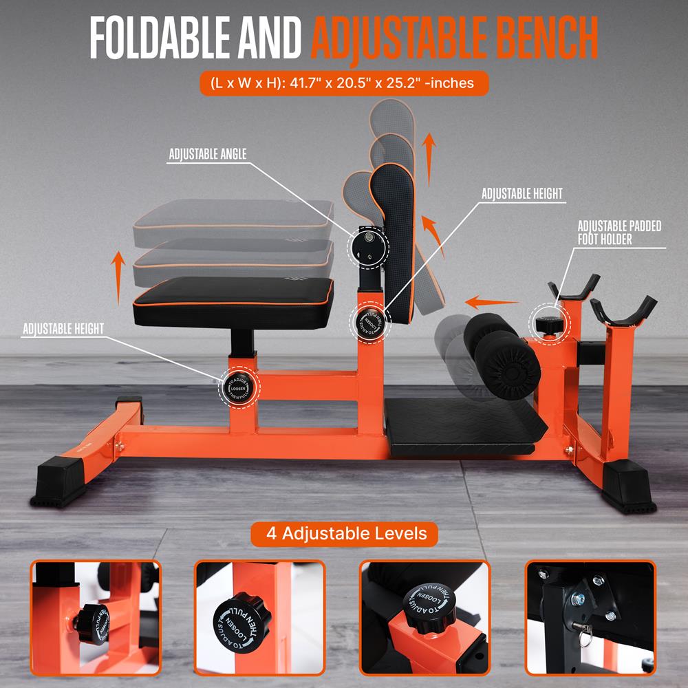 Multi-Function Sissy Squat Machine