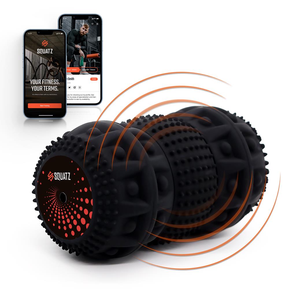 vibrating peanut massage ball Vibrating Peanut Massage Ball Roller with 4 Intensity Levels – Brookstone main image 1