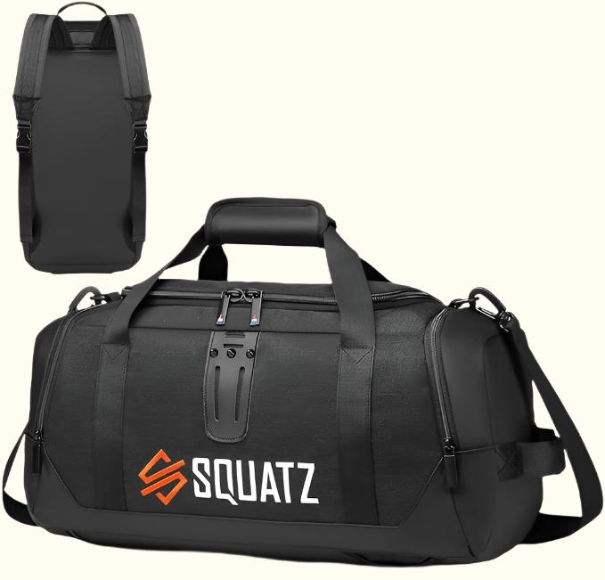 Squatz's Ultimate Duffle Travel Backpack – Versatile & Durable