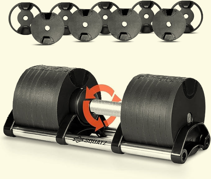 70 lb Adjustable Dumbbell + Stand