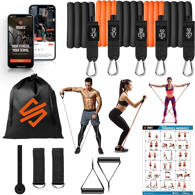 Five Pack Squatz Resistance Bands