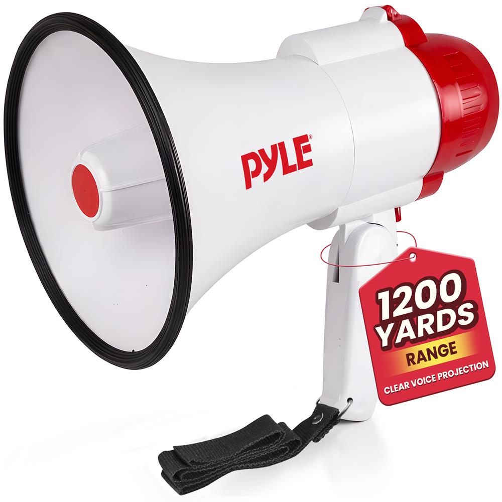 Compact Megaphone with Built-in Siren