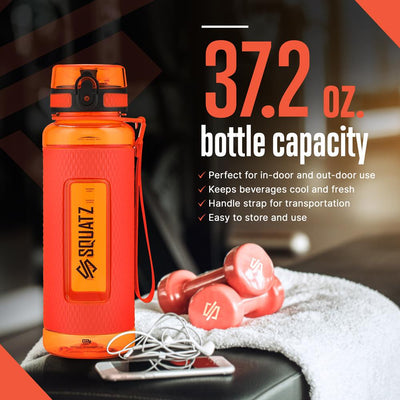 Sports Water Bottle With Strainer