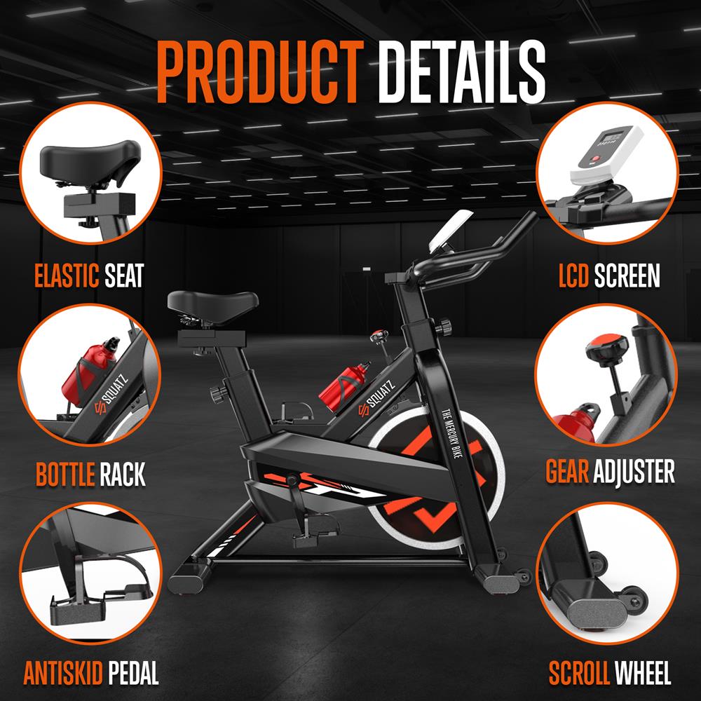 Squatz Excercise Stationary Bike for Home Workouts The Squatz Store