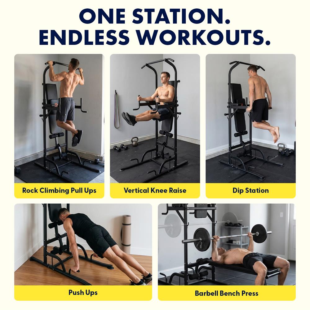 Pull-Up Workout Station, Strengthen Upper Body, Heavy Duty Steel Frame