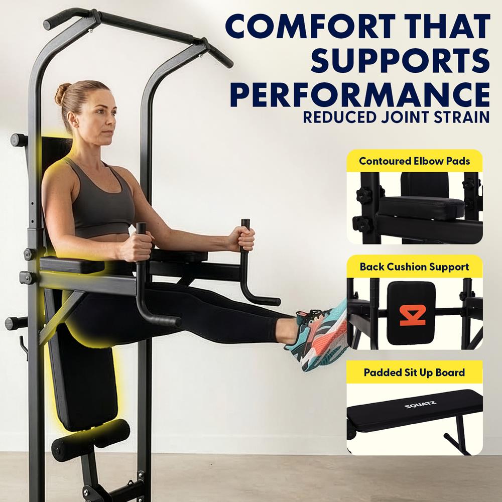Pull-Up Workout Station, Strengthen Upper Body, Heavy Duty Steel Frame